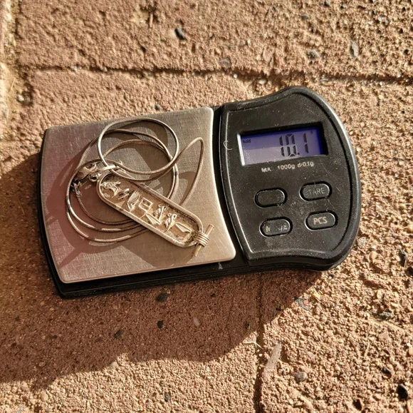 Vintage MICHELLE handmade solid 925 sterling silverpersonalized Egyptian